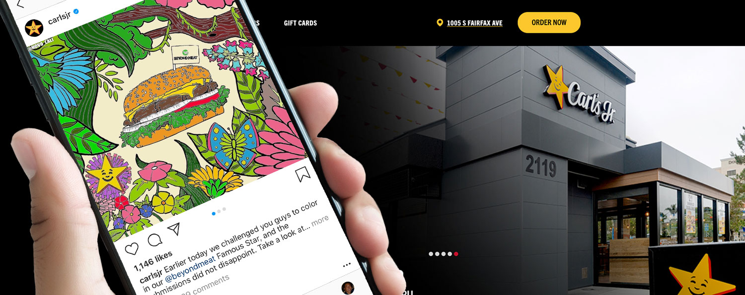 Carl's Jr. Food Bag - Flavor Lit by Fire